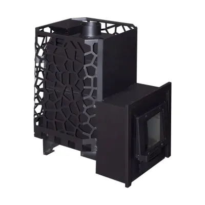 Фото Печь для бани РАДА 4, закрытая каменка, 18 M(СЕТКА), без дверцы в магазине Woodson