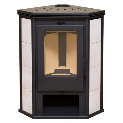 Фото Печь РИТМ 7 угловой в магазине Woodson Фото Печь РИТМ 7 угловой в магазине Woodson