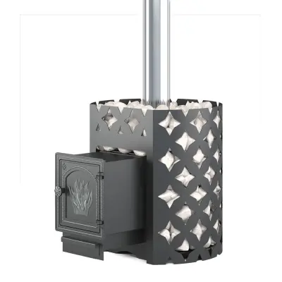 Фото Чугунная печь для бани ЭТНА 18 (ДТ-4) в магазине Woodson