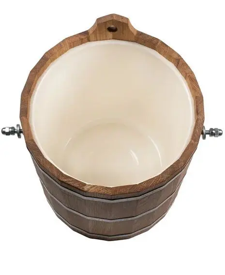 Обливное устройство Woodson с пластиковой вставкой, 20 л., дуб Обливное устройство Woodson с пластиковой вставкой, 20 л., дуб