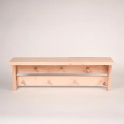 Вешалка настенная Левада Д7, ольха, 2 ряда