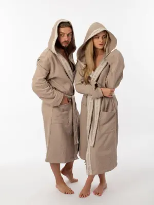 Халат вафельный Woodson, creamy (50)