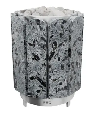 Фото Электропечь Премьера-12 кВт (серпентинит Бархат) в магазине Woodson