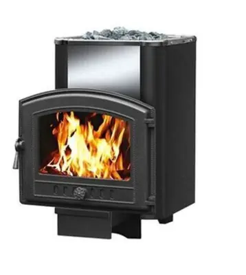 Фото Печь ВЕЗУВИЙ Сенсация 16 Антрацит (224) в магазине Woodson Фото Печь ВЕЗУВИЙ Сенсация 16 Антрацит (224) в магазине Woodson