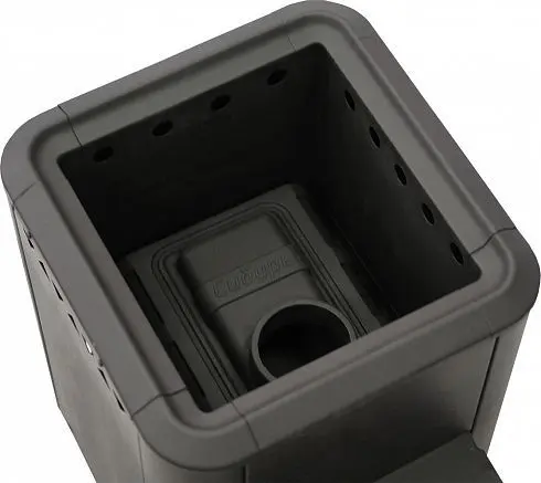 Фото Печь банная чугунная "Сибирь-15". Чугунная дверца с ВТК (Конвекционная) в магазине Woodson