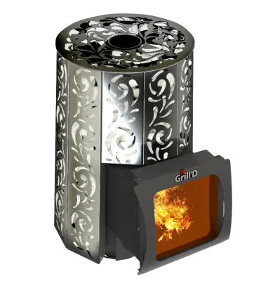 Фото Дровяная банная печь Grill'D Violet 200 Short Max в магазине Woodson