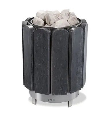 Фото Электропечь Премьера-15 кВт (серпентенит Премиум) в магазине Woodson