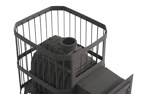 Фото Печь банная чугунная "Сибирь-24". Универсальная чугунная дверца (Сетка) в магазине Woodson Фото Печь банная чугунная "Сибирь-24". Универсальная чугунная дверца (Сетка) в магазине Woodson