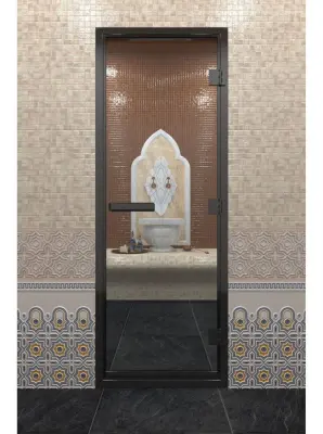 Комплект наличников Хамам Черный мат. 25мм 1900*700