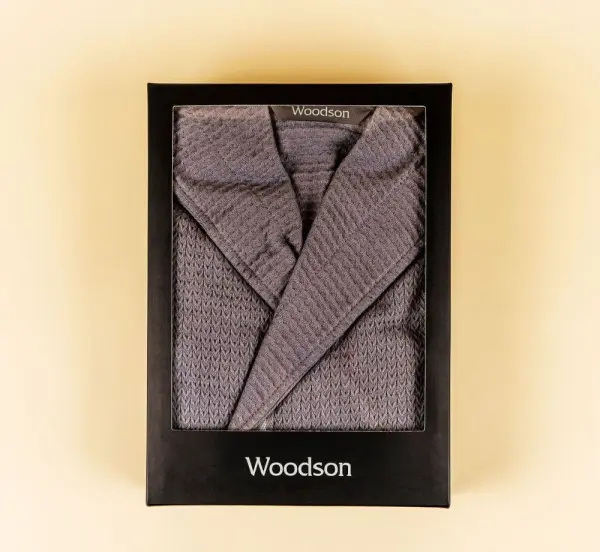 Халат вафельный Woodson, gray (48)
