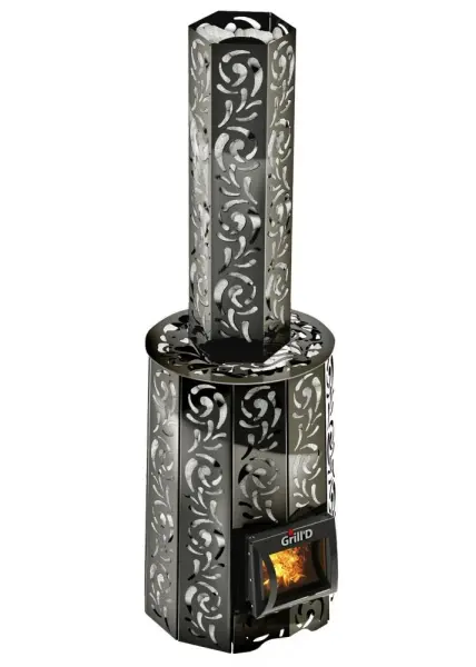 Фото Дровяная банная печь Grill'D Violet Short в магазине Woodson