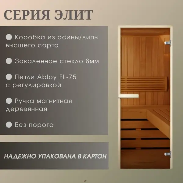 Дверь Элит Белая Матовая 1900*700 (3п,8мм) R, без порога Дверь Элит Белая Матовая 1900*700 (3п,8мм) R, без порога