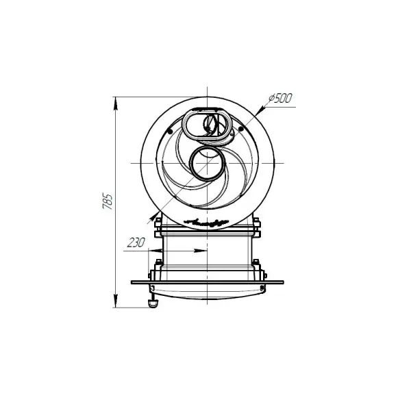 Фото Печь банная "Атмосфера XL (Про)" в ламелях "Окаменевшее дерево" перенесённый рисунок в магазине Woodson