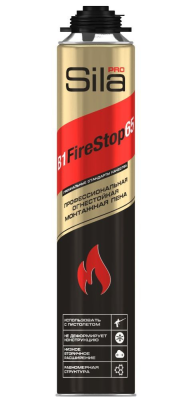 Пена монтажная огнестойкая Sila Pro B1 Firestop 65, 