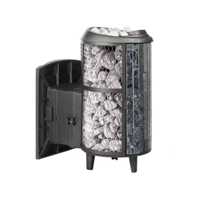 Фото Печь банная "Атмосфера L" комбинированная сетка-ламель "Пироксенит" в магазине Woodson Фото Печь банная "Атмосфера L" комбинированная сетка-ламель "Пироксенит" в магазине Woodson