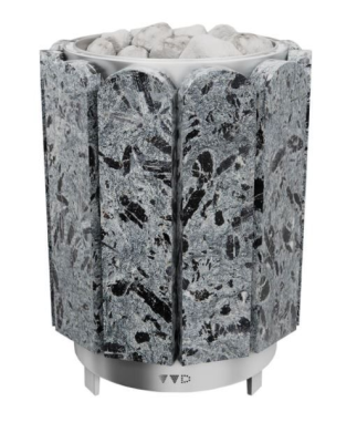 Фото Электропечь Премьера-12 кВт (серпентинит Бархат) в магазине Woodson