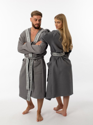 Халат вафельный Woodson, gray (56)
