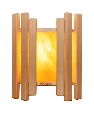 Абажур Woodson тройной с гималайской солью, липа