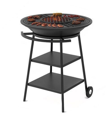 Чугунный "FANTASTIC GRILL" Везувий Ø 700 (чаша+подставка+плита Gurman Ø700+крышка)