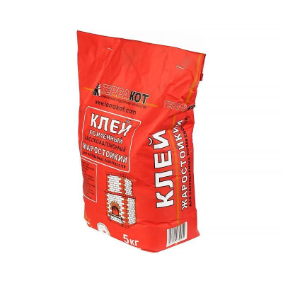 Клей усиленный «Терракот» жаростойкий, 5 кг Клей усиленный «Терракот» жаростойкий, 5 кг