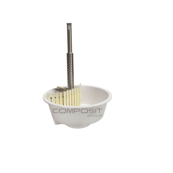 Купель композитная круглая ELITE 220 с подогревом (без внешней обшивки)