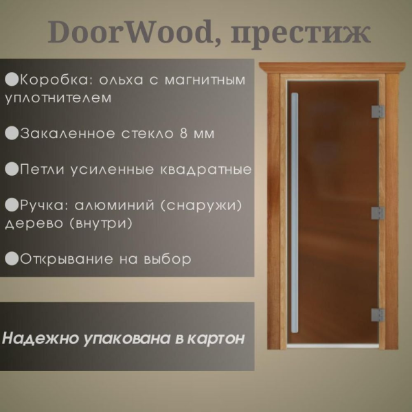 Дверь DoorWood Престиж Бронза 1900*700										