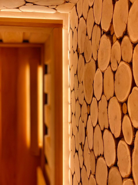 Панно "Можжевельник" с пазом под ленту, наличник Липа