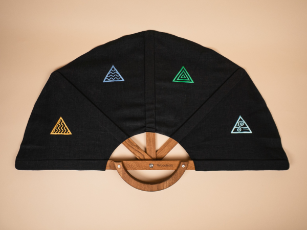 Веер для бани "Пятый элемент" Woodson, дуб, большой