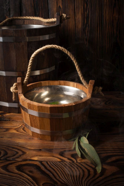 Шайка Woodson с нержавеющей вставкой, 3,5 л., дуб