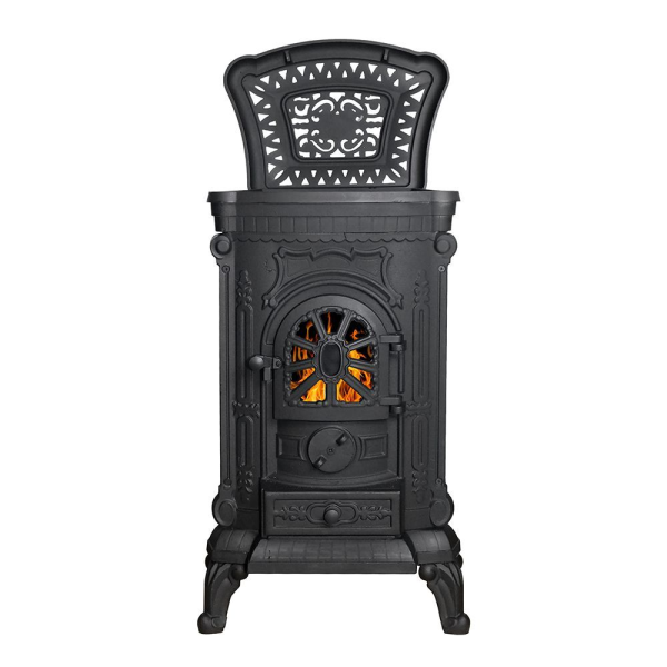 Фото Печь-камин Везувий А-07 "Антрацит" в магазине Woodson