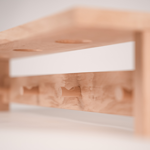 Полка для трав и веников Левада Д4, ольха, 3 отверстия