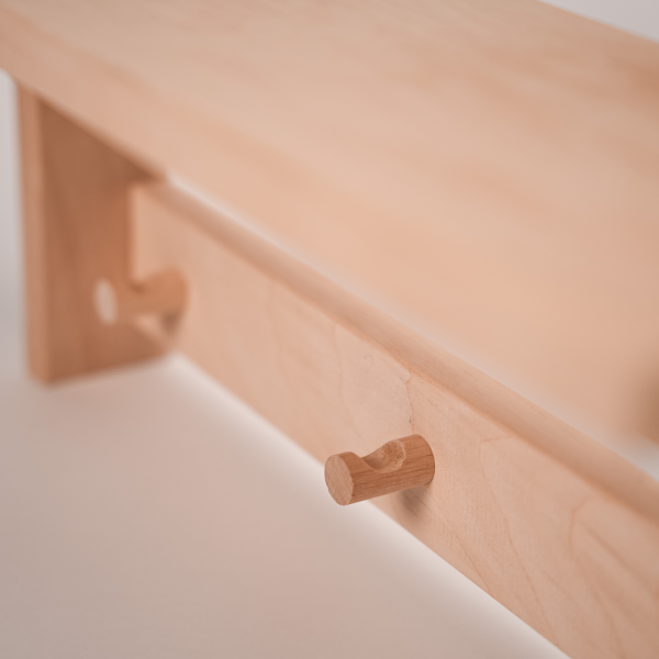 Полка Левада Д5, ольха, 2 ряда