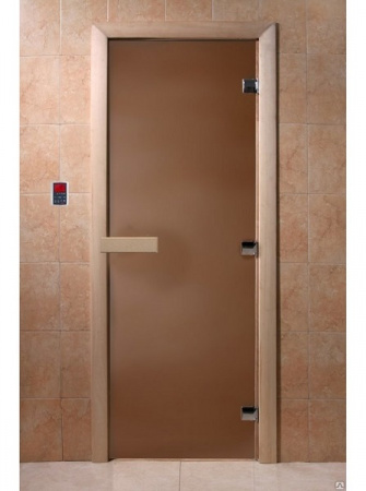 Дверь DoorWood "Бронза матовая" 1700*700 (Ольха 3п, 8мм)