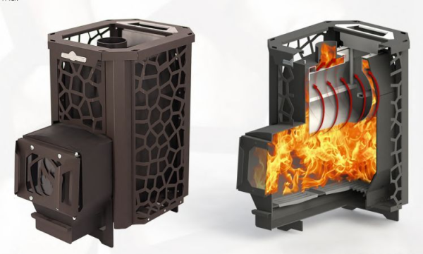 Фото Печь для бани HARD 14М, без дверцы в магазине Woodson