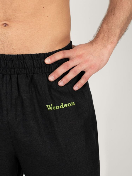 Шорты банщика Woodson, чёрный лён (54-56)