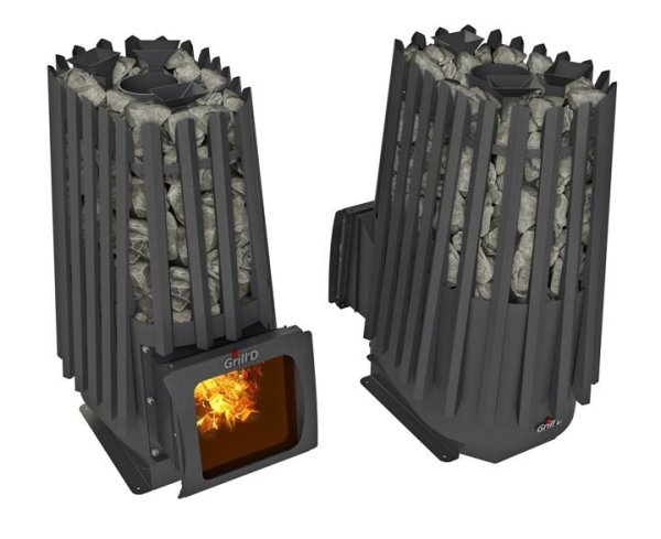 Фото Дровяная банная печь Grill'D Cometa Vega 350 Short Window Max в магазине Woodson Фото Дровяная банная печь Grill'D Cometa Vega 350 Short Window Max в магазине Woodson