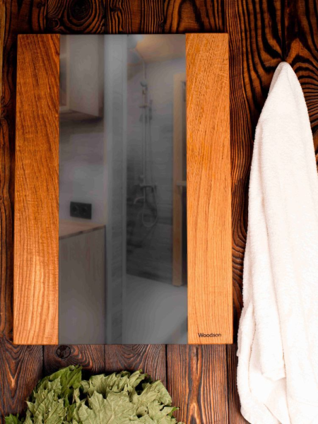 Зеркало Woodson Lake, 70*48, дуб