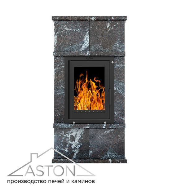 Камин ASTON Вертикаль "VYBORG" ("ВЫБОРГ") Н-1346 Амфиболит