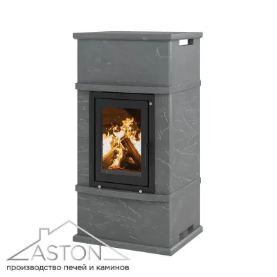 Камин ASTON Вертикаль "VYBORG" ("ВЫБОРГ") Н-1346 Талькохлорит
