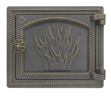 Дверка ВЕЗУВИЙ печная ДТ-3 (Бронза)