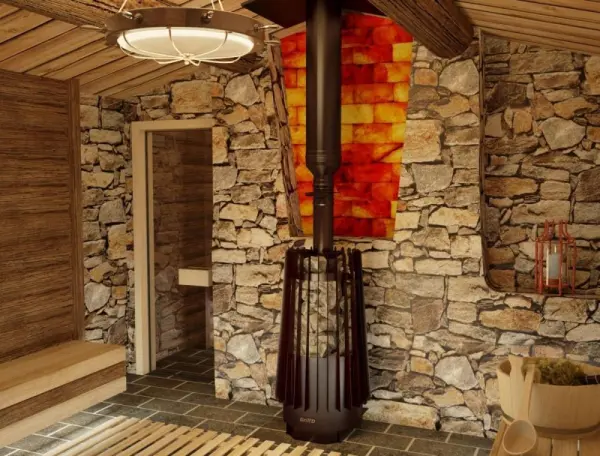 Фото Дровяная банная печь Grill'D Cometa Vega 180 Window в магазине Woodson