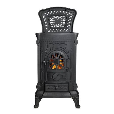 Фото Печь-камин Везувий А-07 "Антрацит" в магазине Woodson